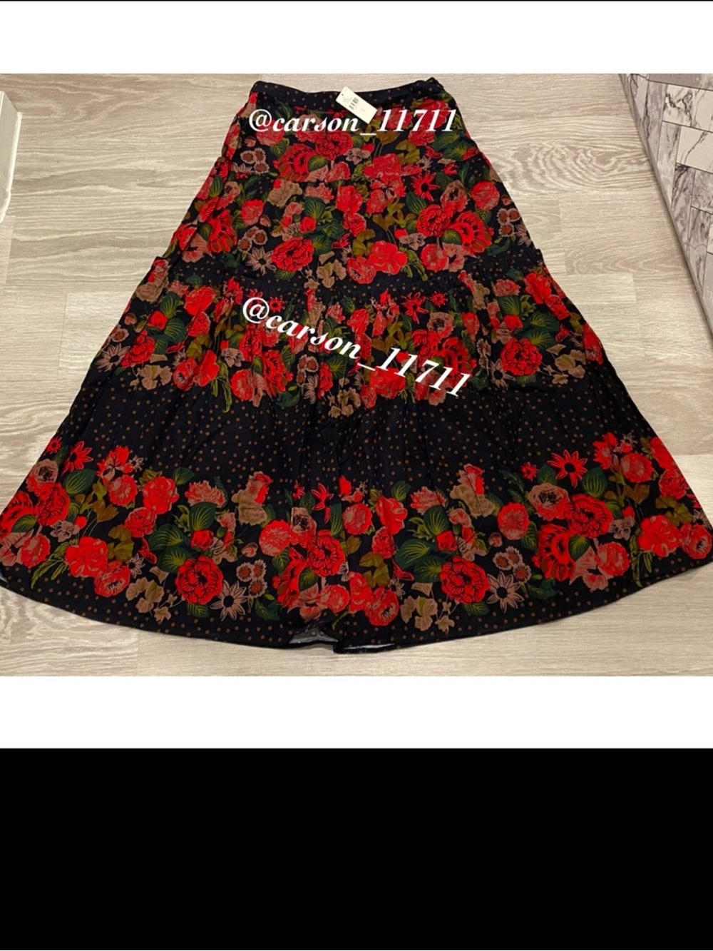 NWT Anthropologie Danette Corduroy Maxi Skirt 2 - Picture 2 of 7